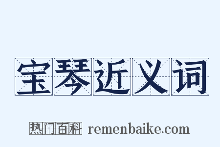 宝琴近义词是什么意思的图片